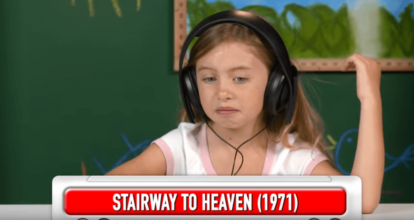 Watch kids reacting to Led Zeppelin songs