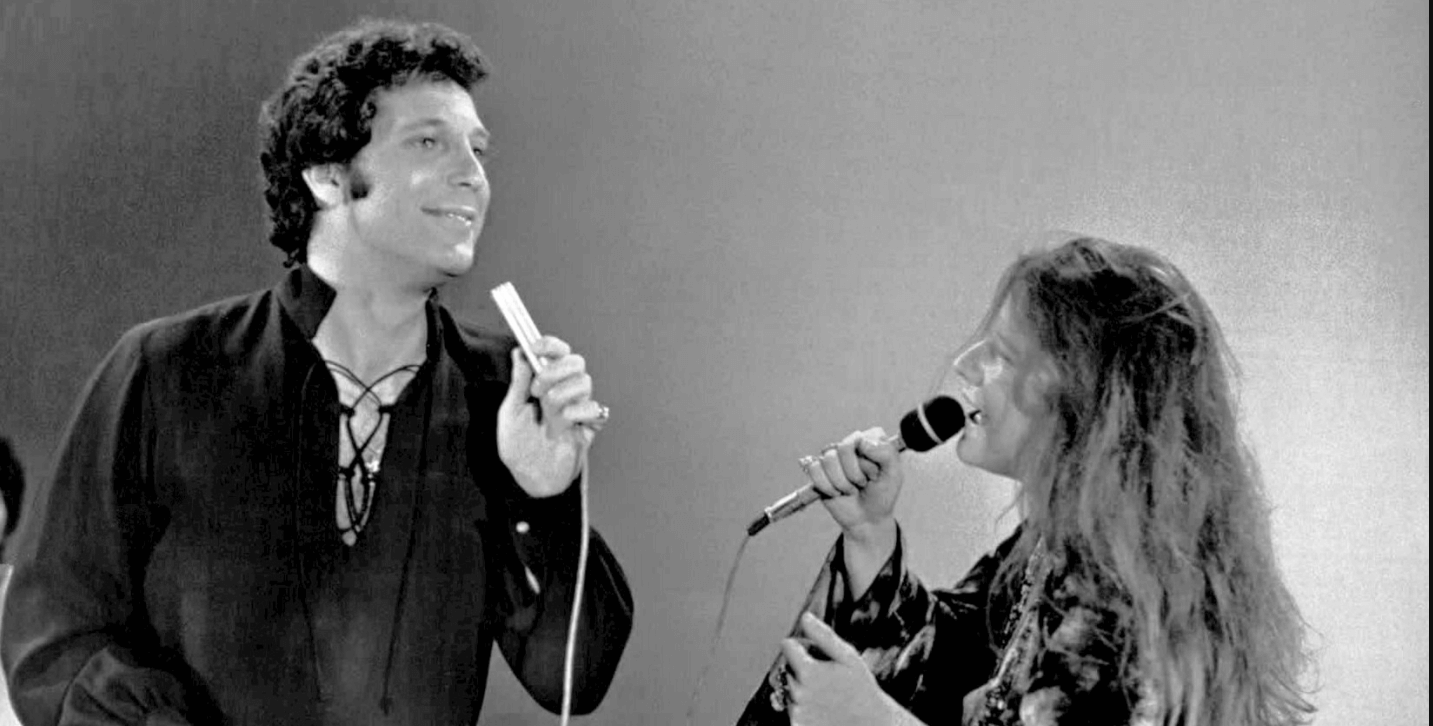 Back In Time: Janis Joplin and Tom Jones performing Raise Your Hard