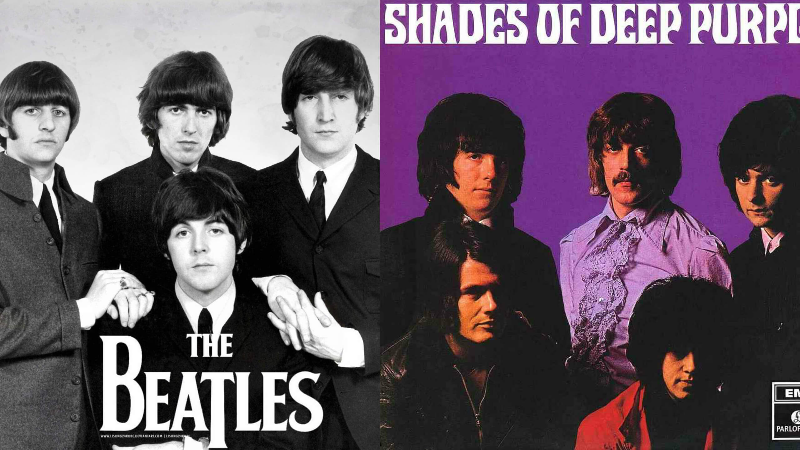 The Beatles and Deep Purple