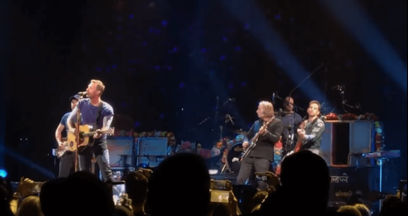 Watch Coldplay playing Free Falin in Tom Petty’s memory
