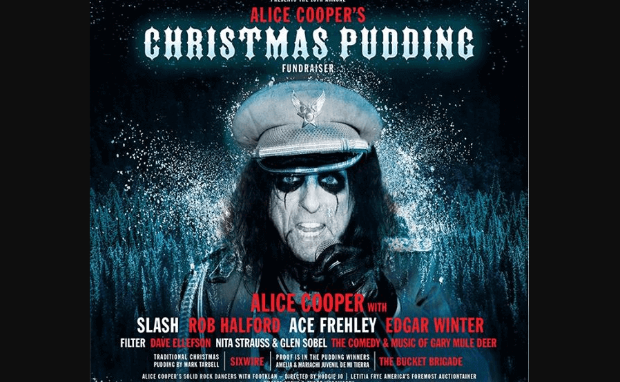Alice Cooper announces charity action with Halford, Slash, Frehley and more
