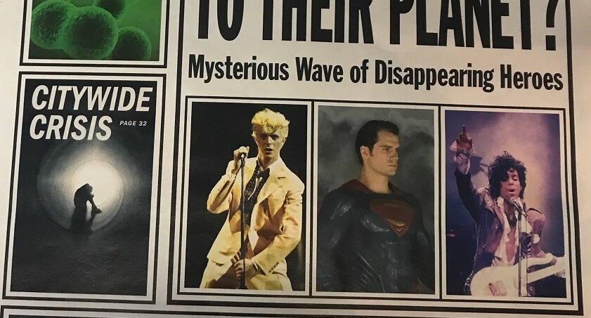 David Bowie and Prince on Justice League