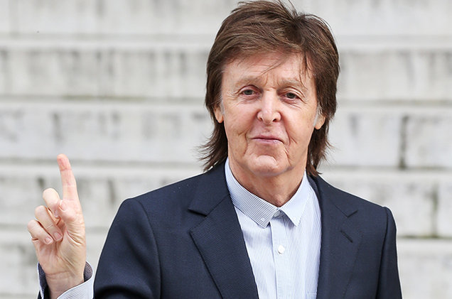 Paul McCartney finger