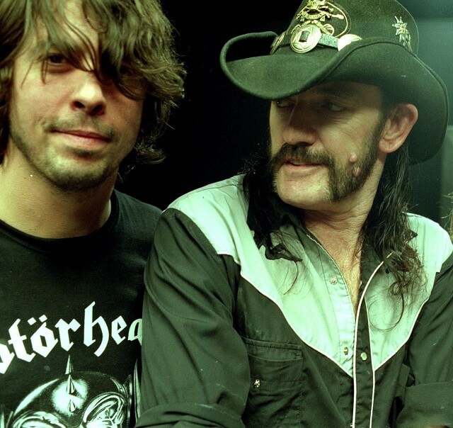 Dave Grohl and Lemmy Kilmister