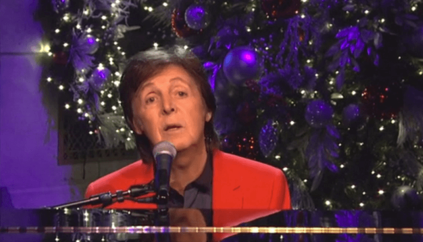 Paul McCartney singing christmas