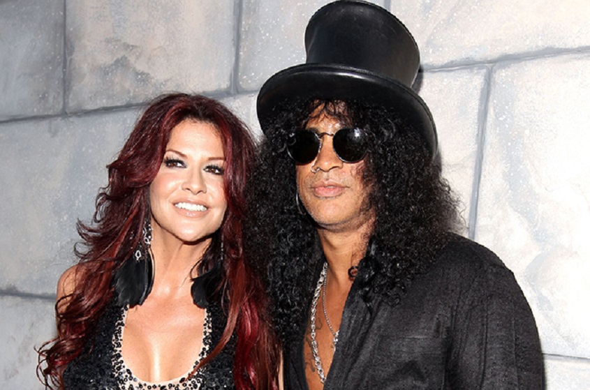 Slash and his ex-wife