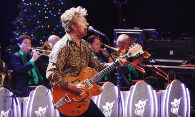 Watch Brian Setzer’s rockabilly version for ACDC’s “Let There Be Rock”