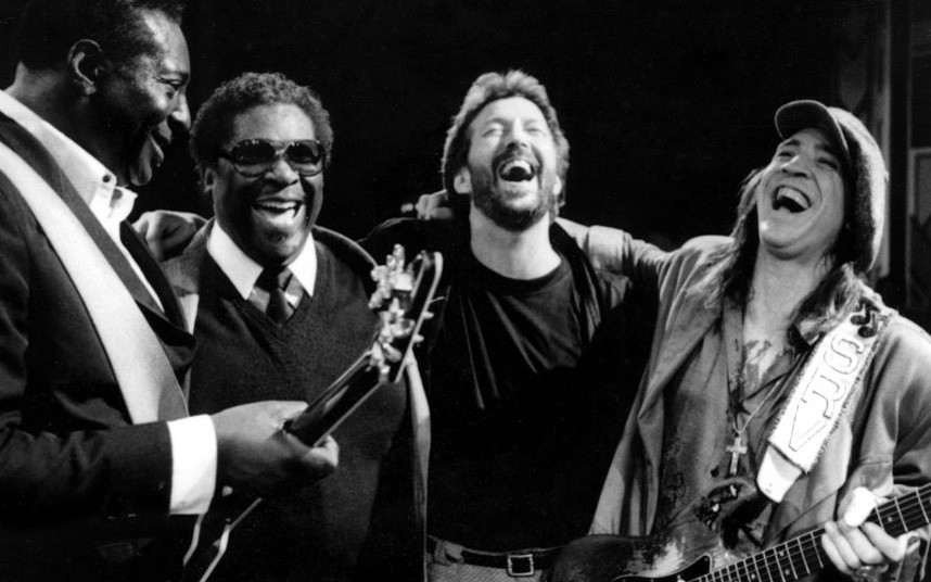 Bb KING, eric clapton and stevie ray vaughan