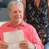 Brian Wilson kindergarten trades F in music in his school report for an A