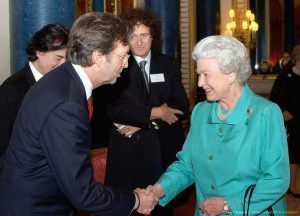 Eric Clapton and the Queen