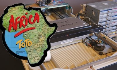 Hear Toto’s “Africa” being played by an old-fashioned computer equipment