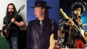 John Petrucci, Stevie Ray Vaughan, Jimi Hendrix