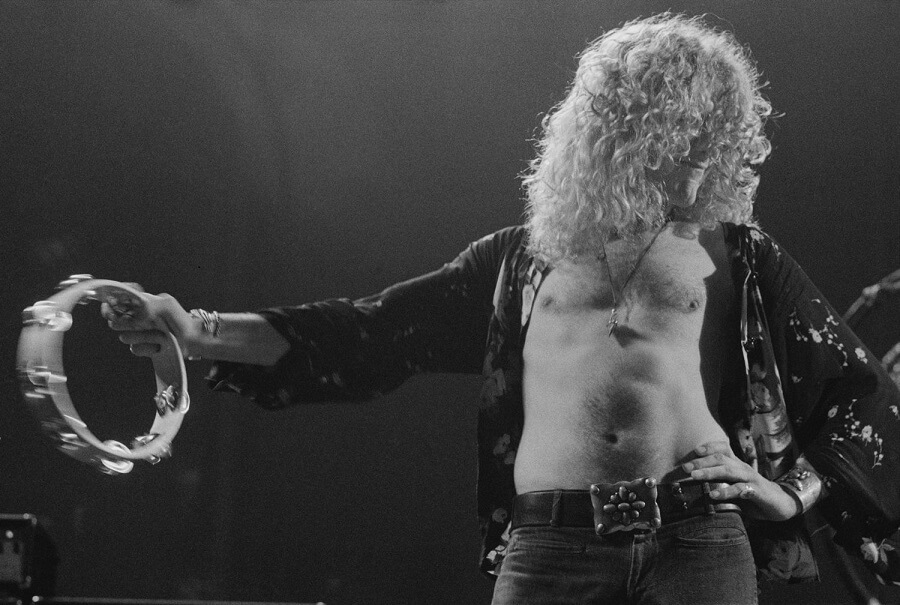 Robert Plant on stage