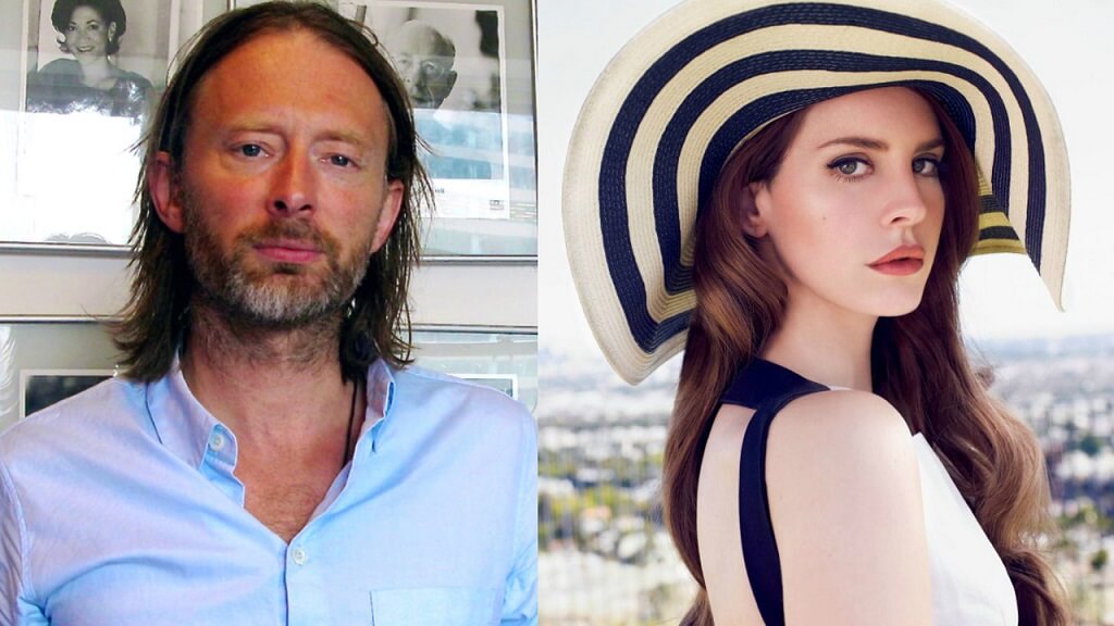 Thom Yorke and Lana Del Rey