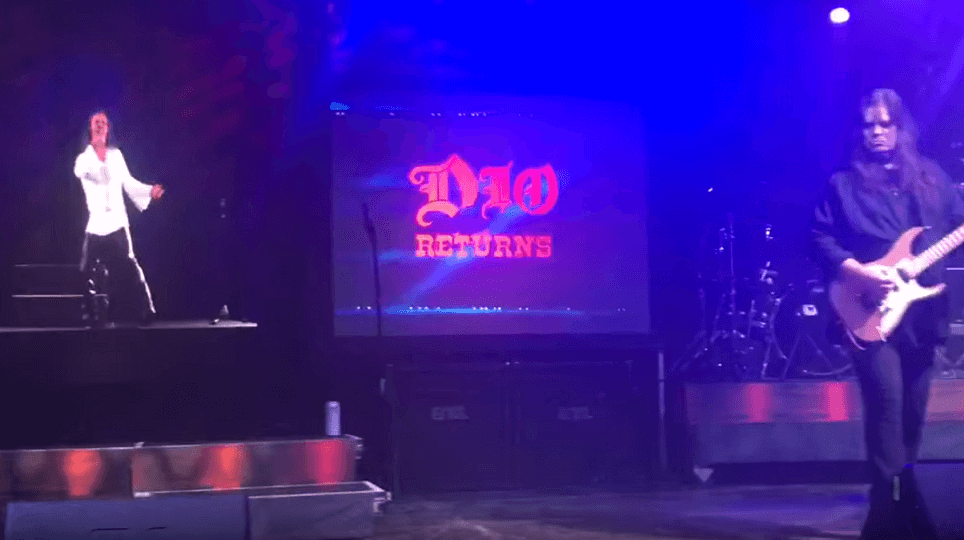 Watch Dio’s hologram singing “Rainbow In The Dark”