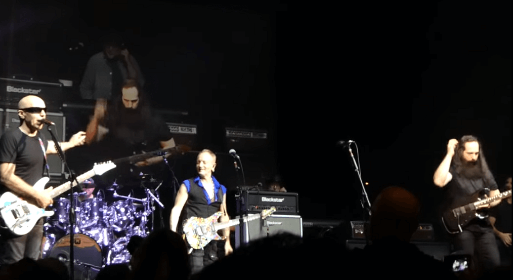 Watch Joe Satriani, John Petrucci and Phil Collen playing Superstition and Highway Star