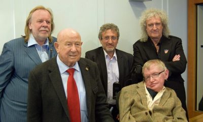 Brian May, Stephen Hawking and Rick Wakeman