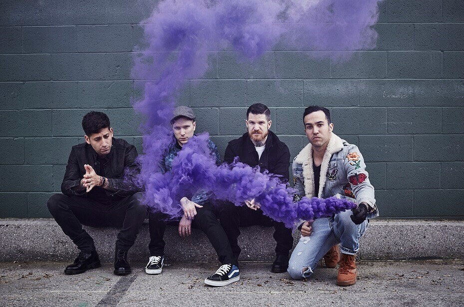 Fall Out Boy purple smoke