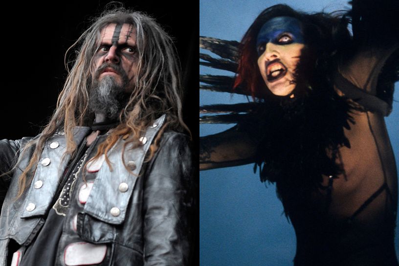 Marylin Manson and Rob Zombie