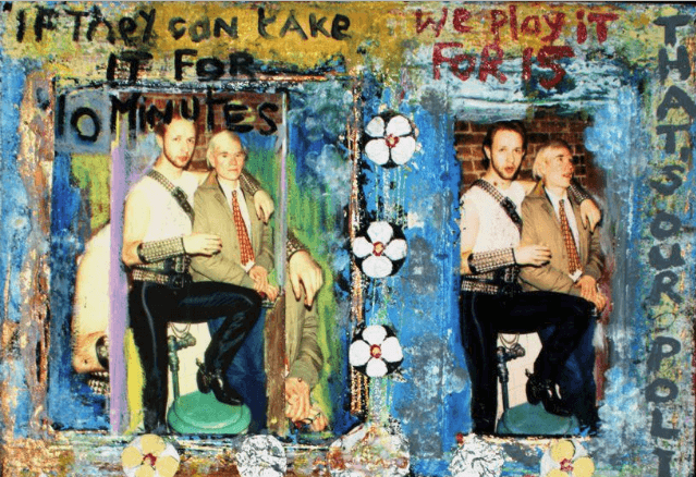 Rob Halford and Andy Warhol