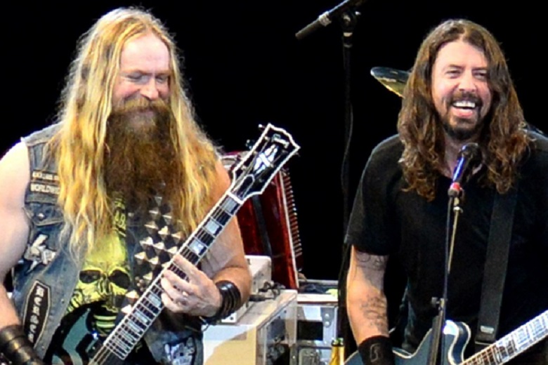Zakk Wylde and Dave Grohl