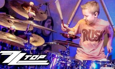Amazing kid drummer performs ZZ Top's "La Grange"
