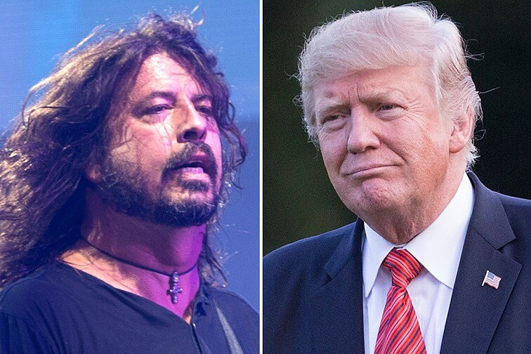 Dave Grohl and Trump