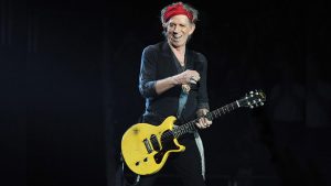 Keith Richards with a Gibson
