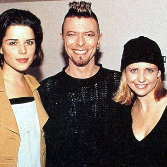 Neve Campbell and David Bowie
