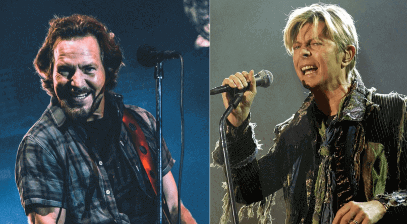 Eddie Vedder and David Bowie