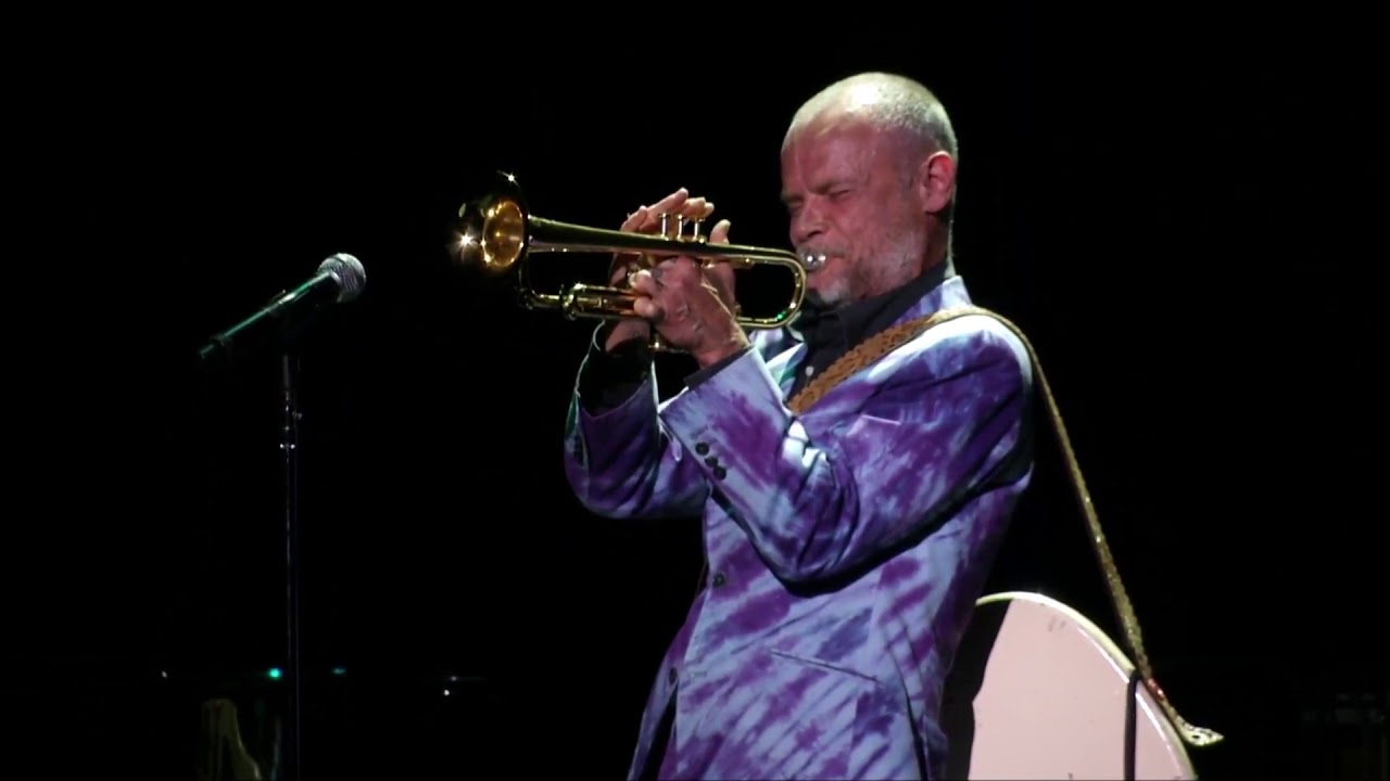 Flea playing Trumpet