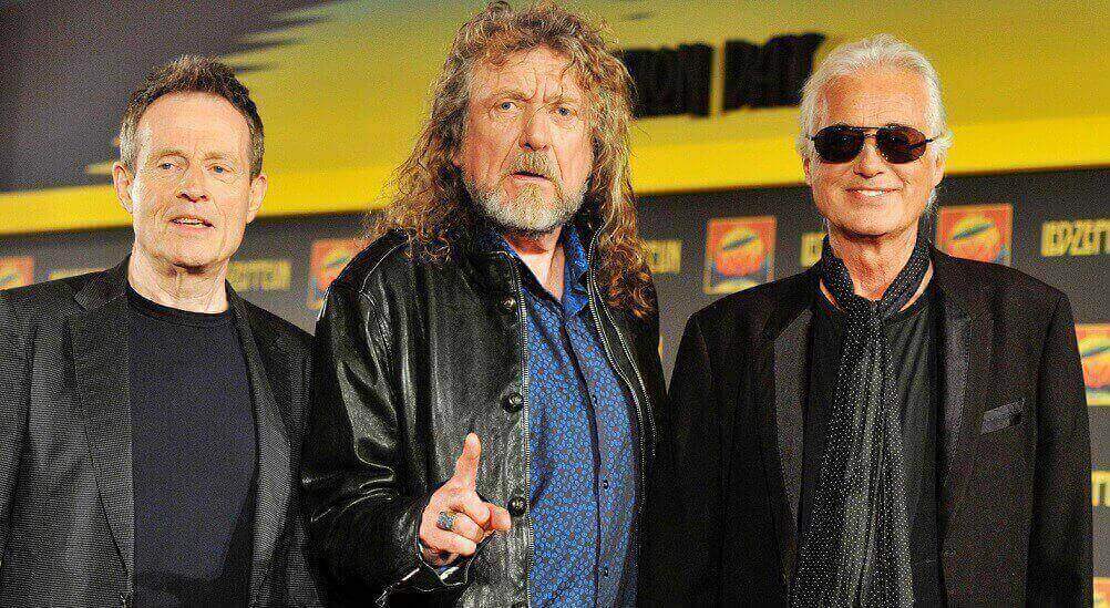 John Paul Jones, Robert Plant and Jimmy Page