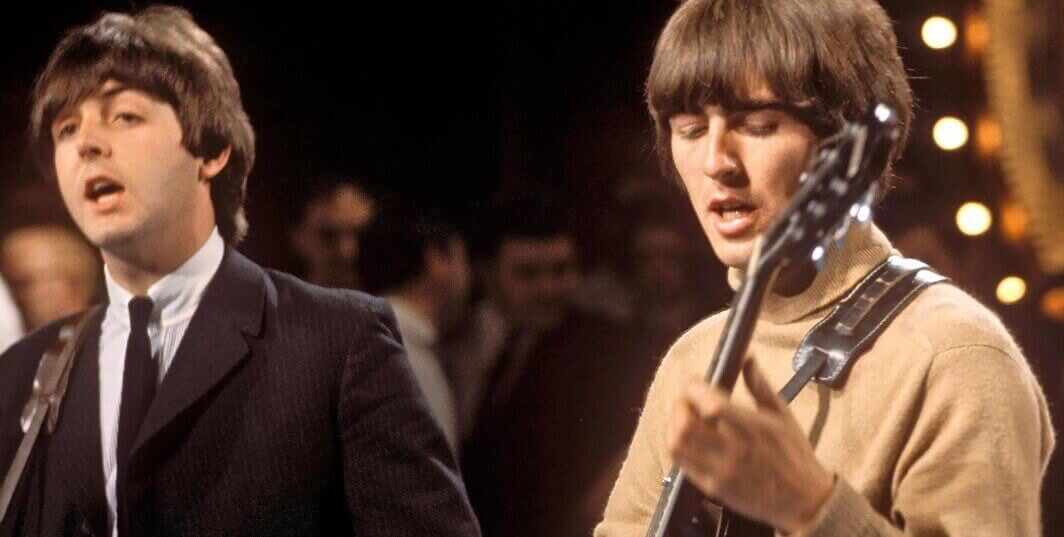 Paul McCartney and George Harrison