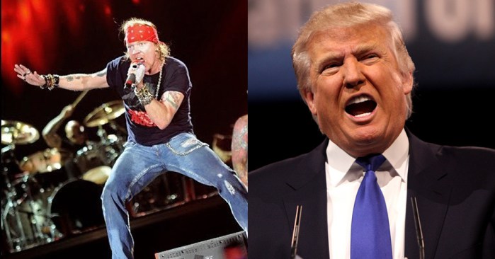 Trump and axl rose
