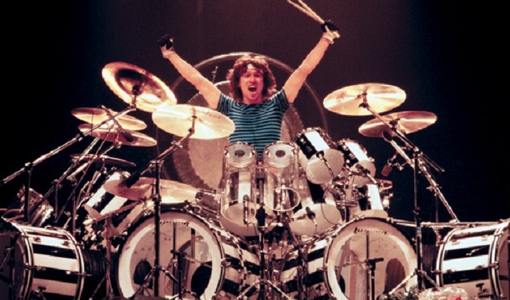 Alex Van Halen on drums