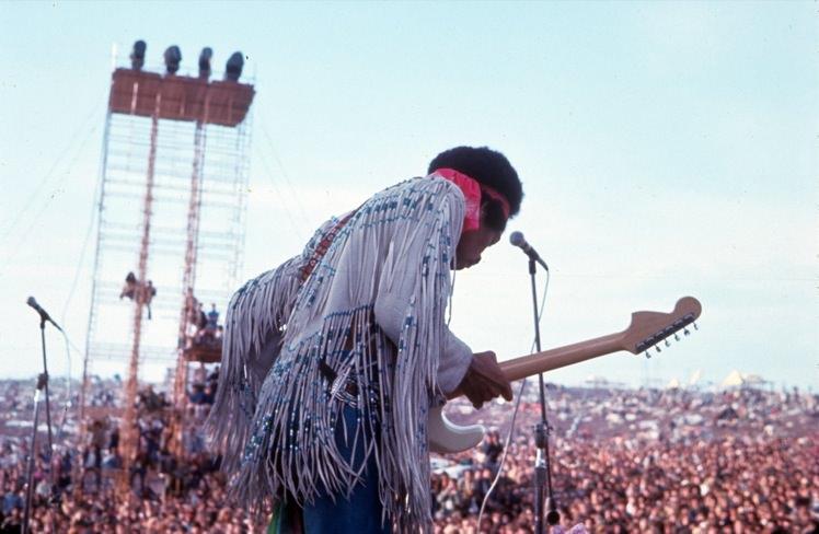 Jimi Hendrix in Woodstock