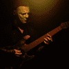 Michael Myers playing guitar