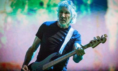 Roger Waters playing bass