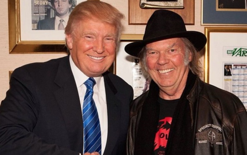 Donald Trump and Neil Young