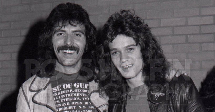 Tony Iommi and Van Halen