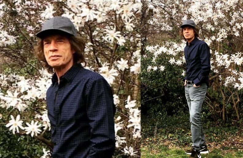Mick Jagger walk in the park