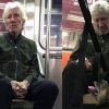 Roger Waters on the subway 2019