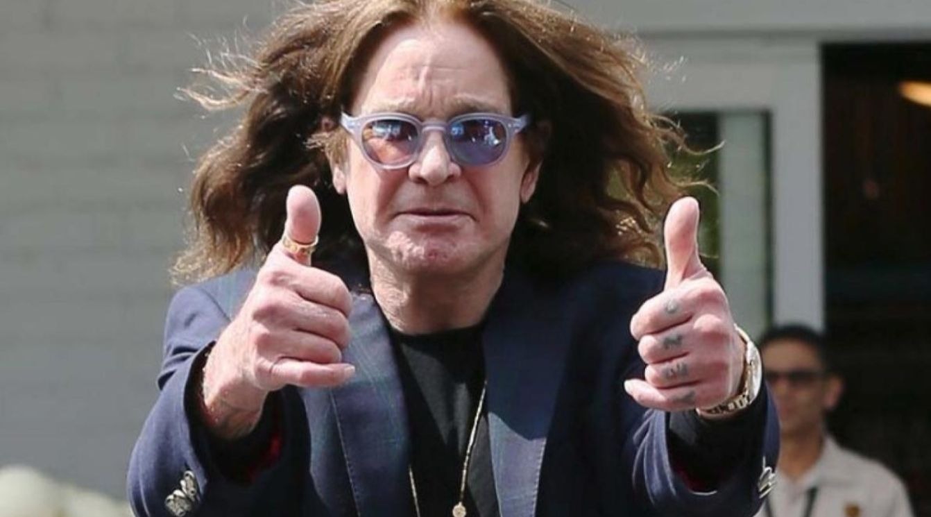 ozzy Osbourne thumbs up