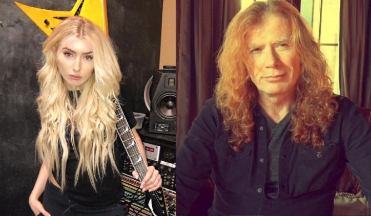 Electra Mustaine and Dave Mustaine