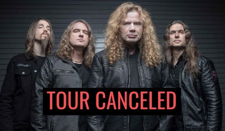 Megadeth tour canceled