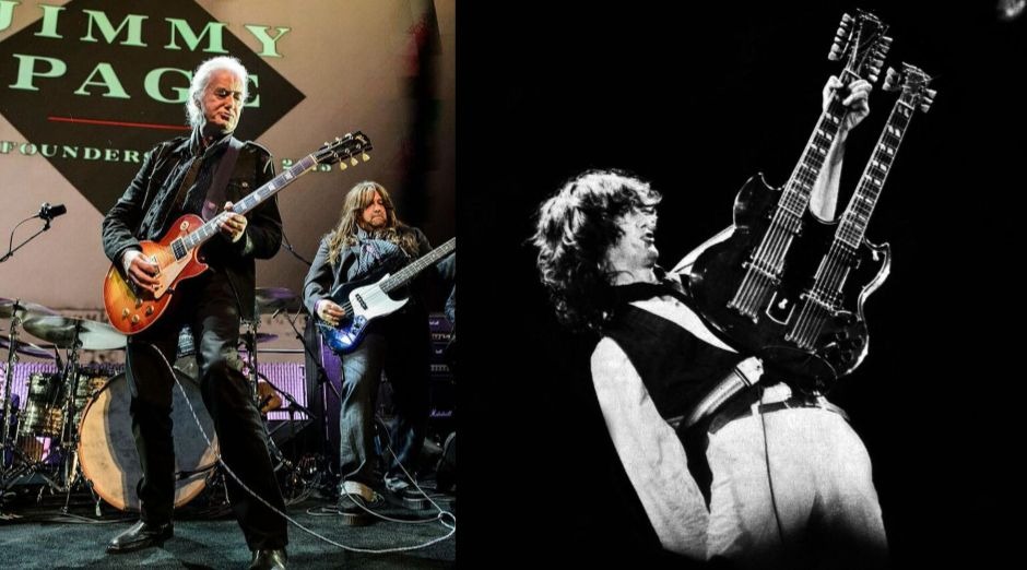 Jimmy Page now and then