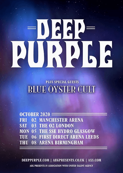 Deep Purple blue oyster cult