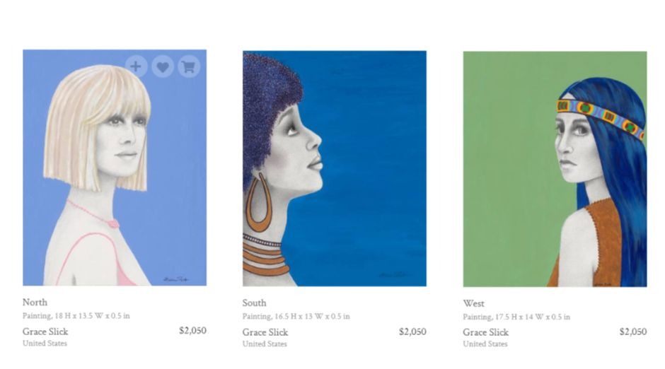 Grace Slick paintings