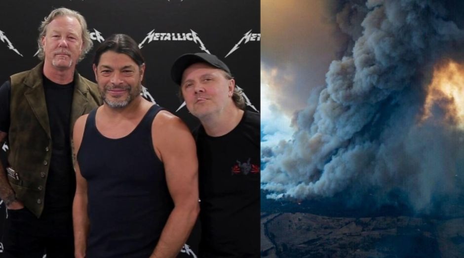 Metallica Australia fire