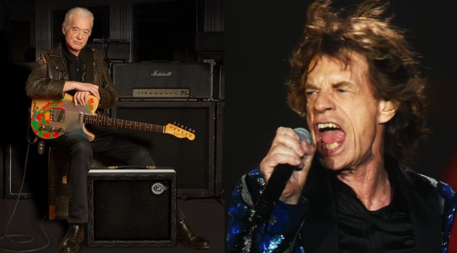 Jimmy Page Mick Jagger